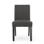 Contemporary Dining Chair With Upholstered Seating And Tapered Legs