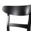 Modern Dining Chair With Upholstered Seat And Wood Frame