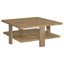 Runnion - Square Coffee Table - Light Brown