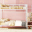 Bunk Bed With Lateral Storage Ladder And Wardrobe