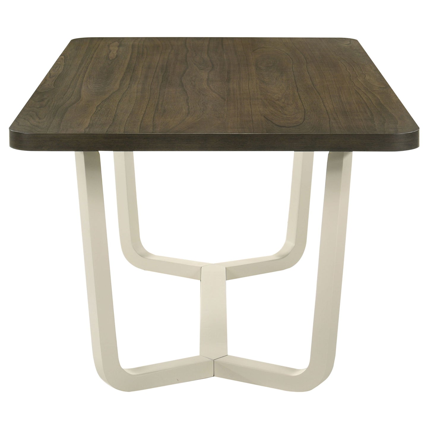 Sexton - Rectangular Dining Table With Base - Brown