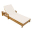 Chaise Lounge With 3 Fold Cushion Set, 3 Position Adjustable Backrest