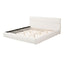 Upholstered Platform Bed Frame With Soft Boucle Headboard
