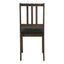 Dining Chair, Side, Upholstered For Dining Room, Transitional (Set of 2) - Brown