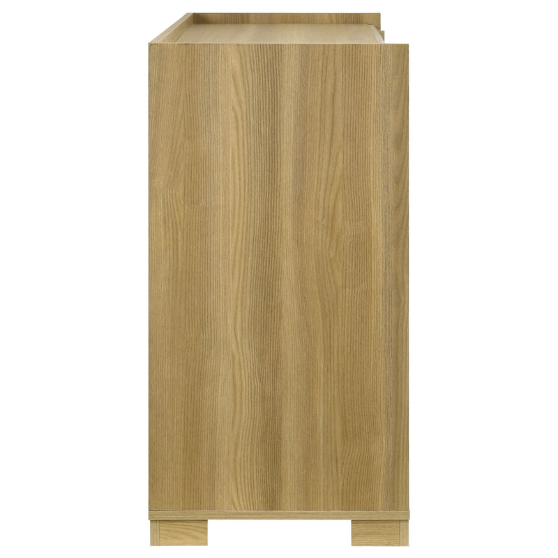 Lincoln - 6 Drawer Dresser - Natural / White