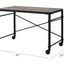 Oklarth - Rustic Writing Desk - Black / Oak