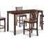Amy - 60" Counter Table & Chairs With Storage