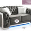 Loveseat With Flared Arms