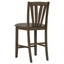 Maxine - Upholstered Counter Height Dining Side Chair (Set of 2) - Brown