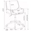 Ecru Swivel Office Chair Adjustable Height - Beige