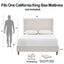 Harper - Tall Headboard Upholstered Bed / High Headboard / Elegant Simplicity / No Box Spring Needed