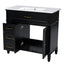 Bathroom Vanity With Sink, Freestanding Cabinet & Drawers