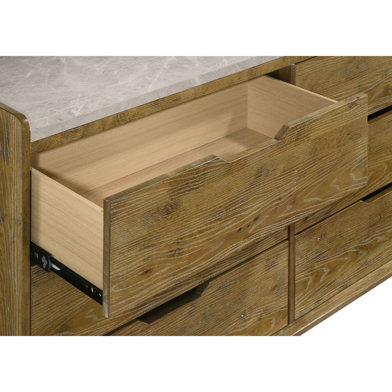 Packard - 6 Drawer Dresser - Oak