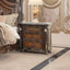 Bella Notte - Nightstand - Mahogany Brown