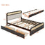 Platform Bed With Trundle And 2 Drawers