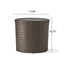 Keaton - Barrel Side Table - Gray