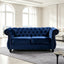 Chesterfield Button Tufted Loveseat With Rolled Arms