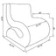 Austin - Armless Curved Chair
