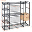 Open Style Wardrobe With Hanging Rails, Shelves And Drawers