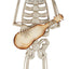 Halloween Skeleton Guitar Yard Decoration For Outdoor Porch - Ivory White
