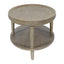 Bedford - Oval Coffee Table With Shelf - Natural