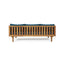 Claremont - 3 Seater Daybed Teak Acacia Wood Water Resistant Cushions