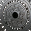 Elegant Cast Aluminum Round Bar Table With Romantic Filigree Design - Copper