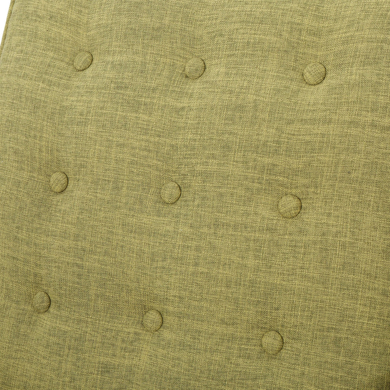 Mid-Century Modern Recliner With Button Tufted Waffle Stitch