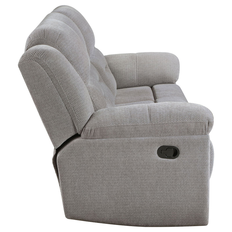 Sebring - Reclining Sofa With Manual Recline - Gray