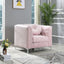 Contemporary Sloped Arm Chair
