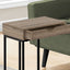 Accent Table, C - Shaped Contemporary & Modern Versatile Design