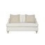 Loveseat Reversable Cushion With 2 Pillows - Off White