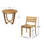 Outdoor 3 Pieces Dining Set - Teak