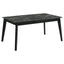 Bellingham - Dining Table With Self Storing Extension Leaf - Black Marble-Look Sintered Stone