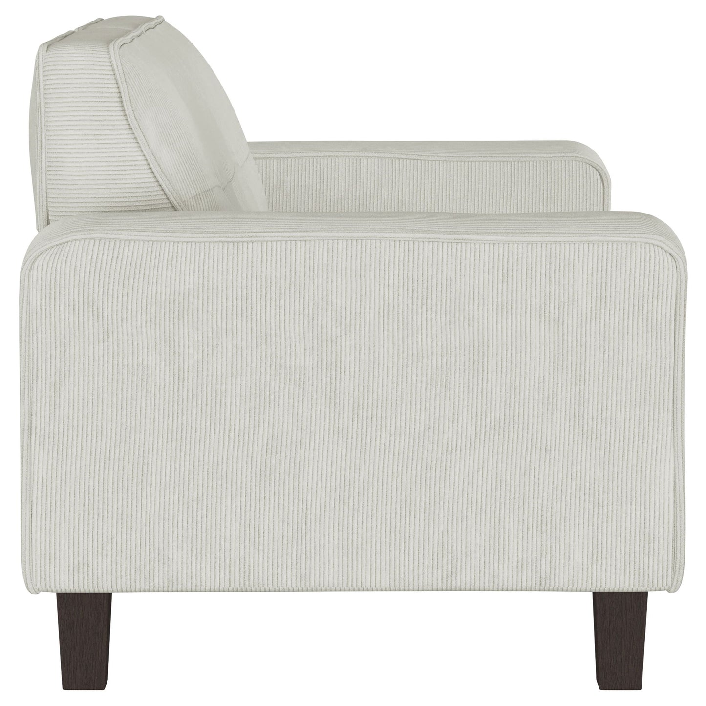 Xana - Track Arm Tufted Loveseat - Greige