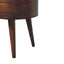Rounded Bedside Table