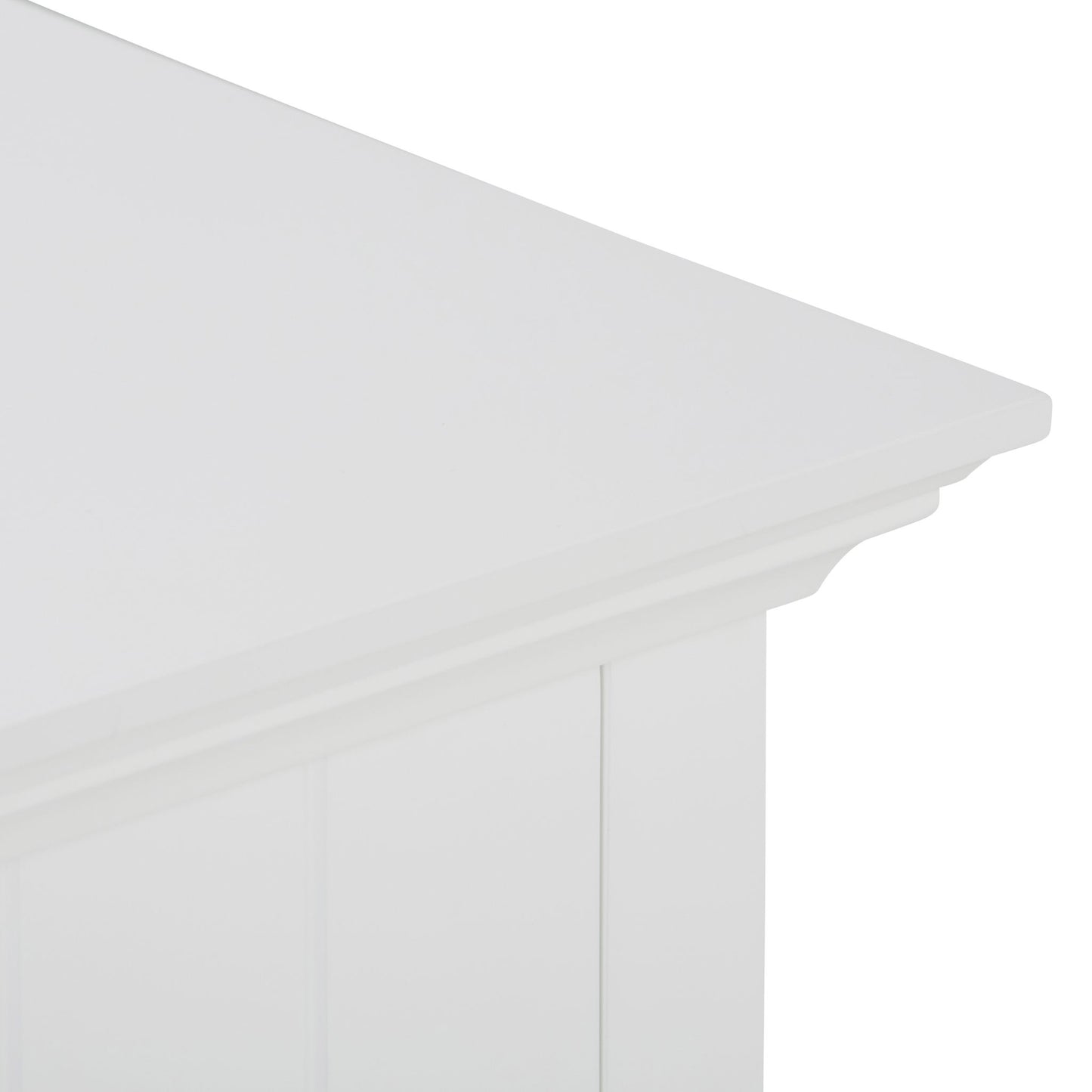 Acadian - 4 Drawer Floor Storage Cabinet - Pure White