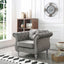 Chic Transitional Flared Arm Chair