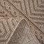 Guros - 6' X 9' Geometric Indoor / Outdoor Area Rug - Mocha