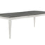 Katia - Dining Table With Leaf - Gray / White