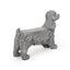 Cocker Spaniel Dog Statue - Gray