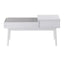 Telephone Contemporary Bench With Pull Out Drawer