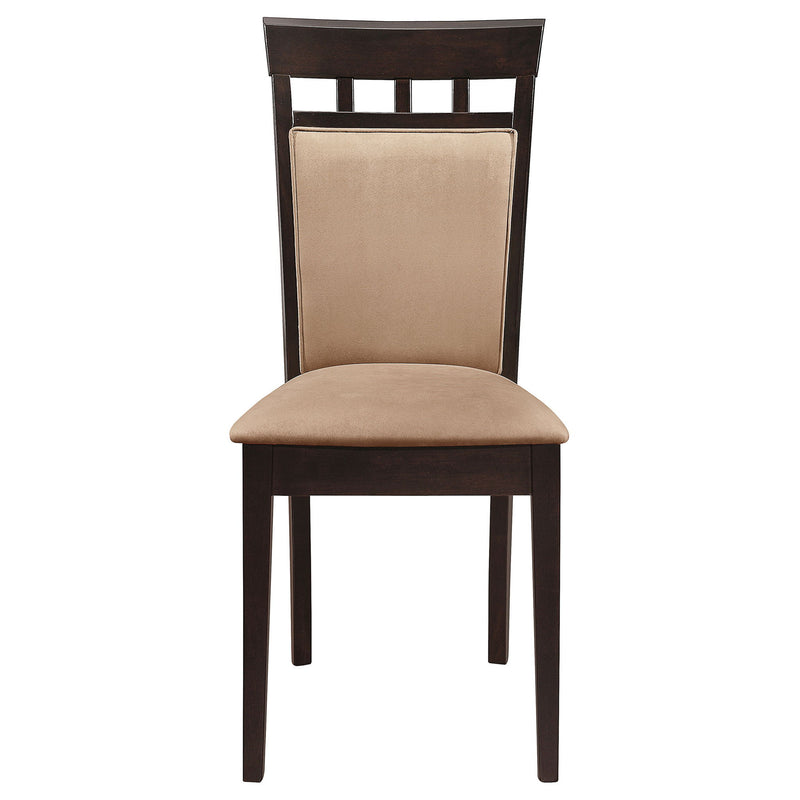 Sillas laterales tapizadas (juego de 2) - Beige