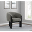 Maciel - Upholstered Barrel Back Accent Chair - Mushroom