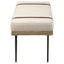 Karis - Upholstered Accent Bench - Beige