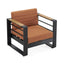 Giovanna - Club Chair Set With Aluminum Frame