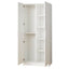 Viviane - Closet With Hanging Bars And 5 Shelves - White