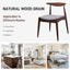Dining Chairs With Ergonomic Backrest & Comfort Cushions (Set of 2)