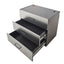 Astro Series - Wall Mounted Base, Drawer Storage Cabinet With Soft Closing Features - Metallic Gray