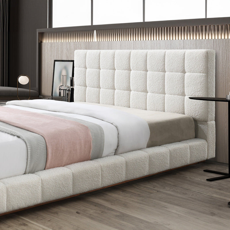Hudson - King Bed - Ivory